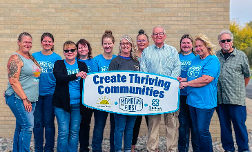 Members First Awards Donation to New Dawn Shelter